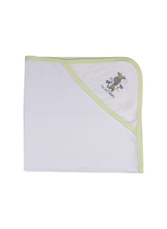 Babies Basic 7 Piece Unisex 100% Cotton Gift Set Include Bib, Blanket, Mitten, Cap, Romper, Top And Bottom Set  - Image 2