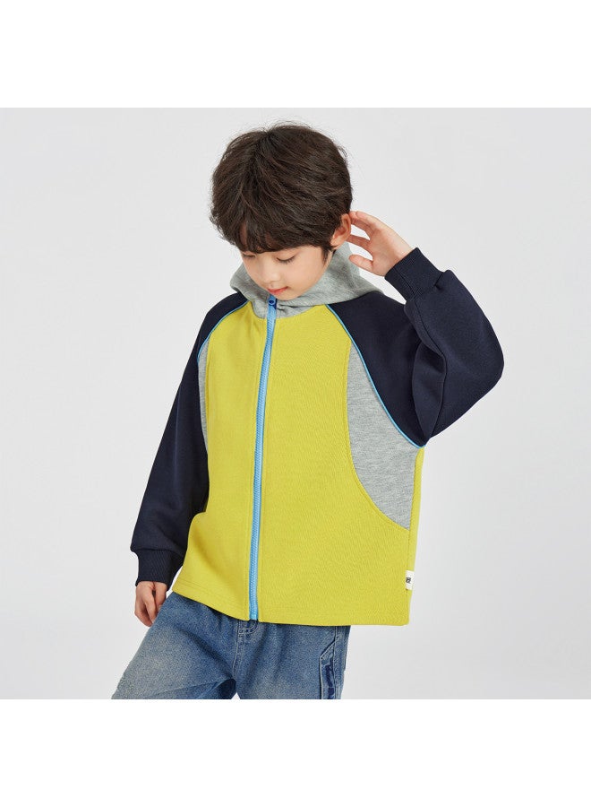 BOY جاكيت S 2025 أسلوب الربيع الجديد كليه بلونين بأكمام راجلان سحاب علوي للأطفال ملابس رياضية غير رسمية متعددة الاستخدامات - Image 3