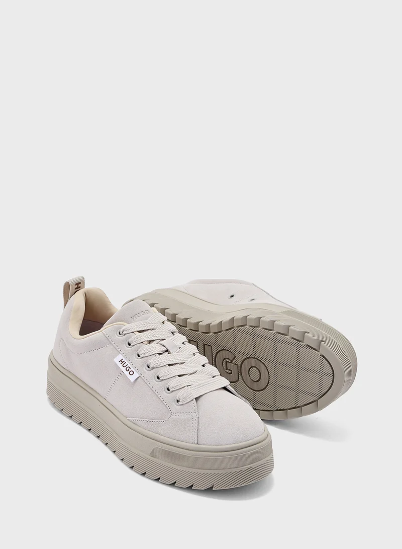 HUGO Lyssa Plain Low Top Sneakers