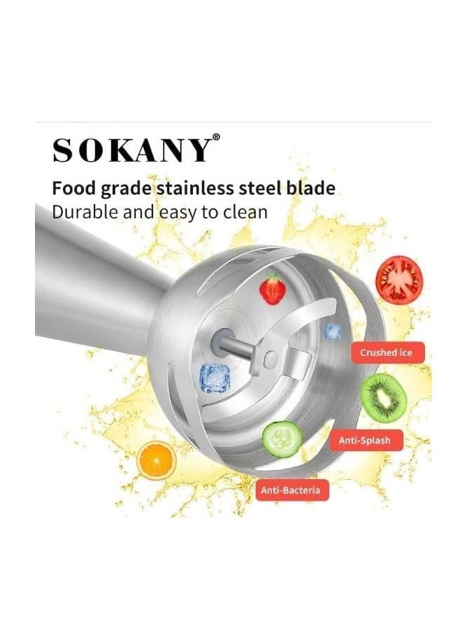 سوكاني هاند بلندر سوكاني ستانليستيل موتور نجاس 1200 وات sk-758  - Image 3
