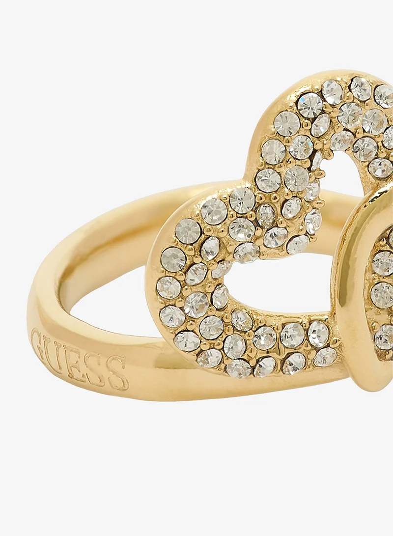 GUESS  Pave Hearts Ring for Women | Best Price UAE