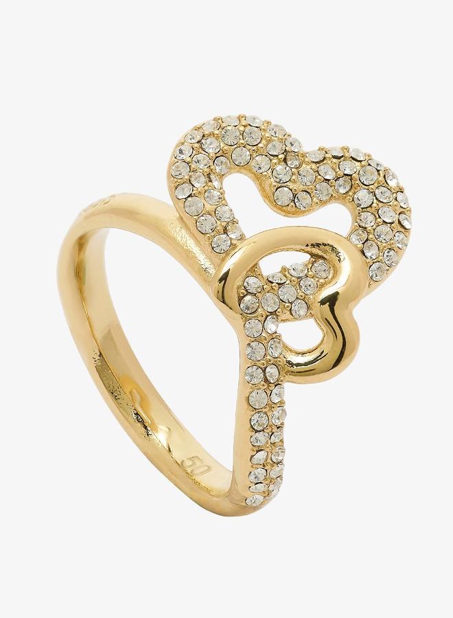 GUESS Pave Hearts Ring - Image 1