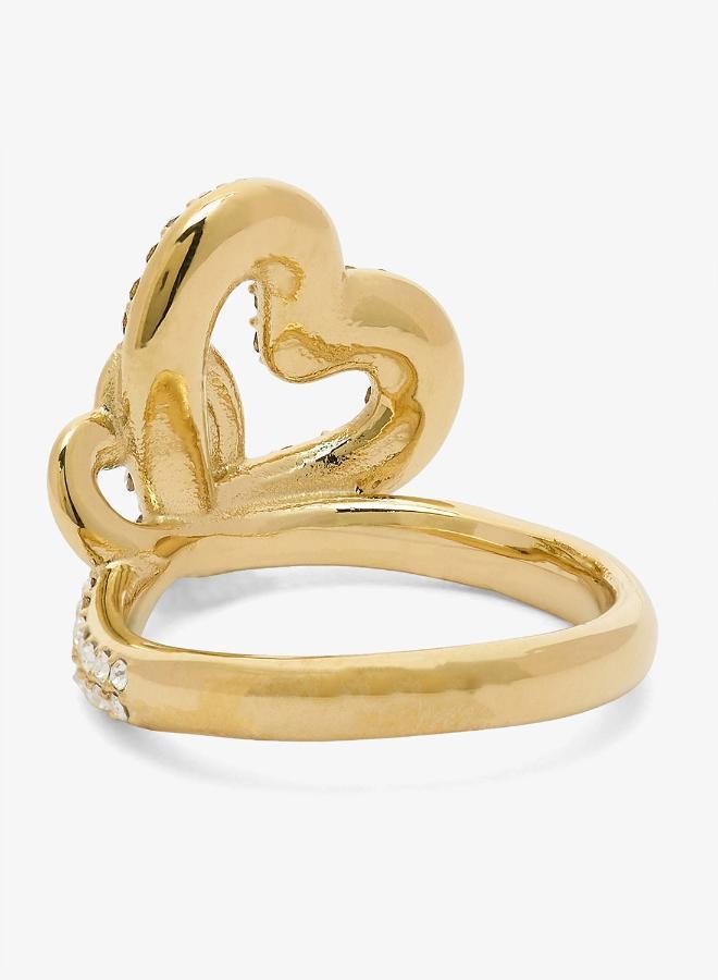 GUESS Pave Hearts Ring - Image 4