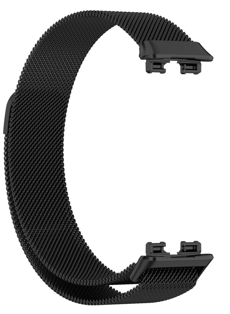 Bukela 3-Pack Stainless Steel Milanese Loop Band Watchband For HUAWEI Band 8/9/10 Black/Sliver/Gold - Image 4