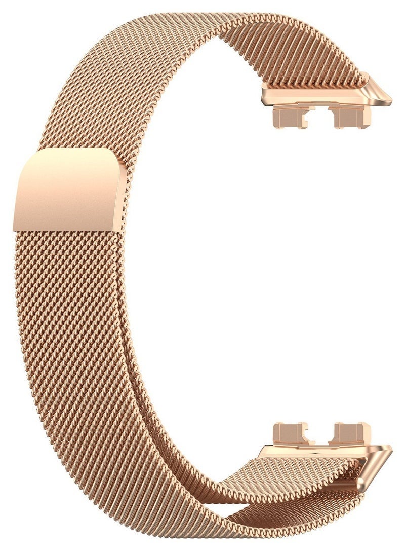 Bukela 3-Pack Stainless Steel Milanese Loop Band Watchband For HUAWEI Band 8/9/10 Black/Sliver/Gold - Image 3