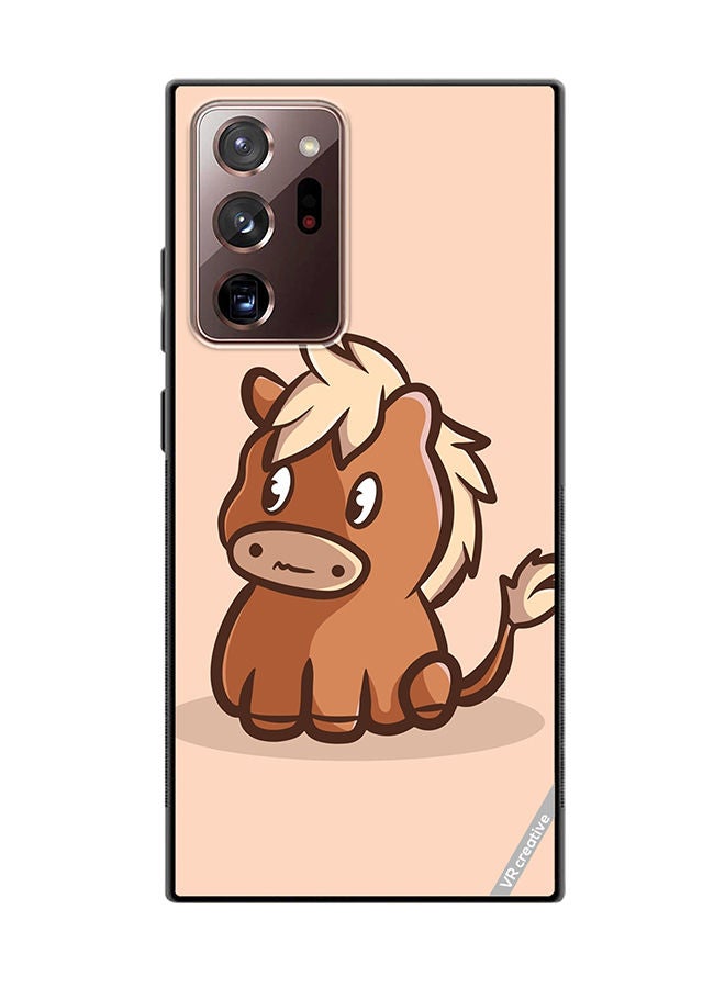 VR CREATIVE Protective Case Cover For Samsung Galaxy Note20 Ultra 5G Horse Cartoon Design Multicolour - Image 1