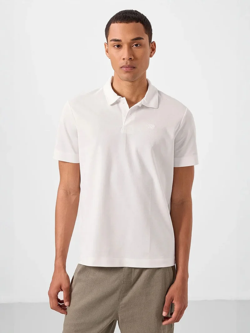 تومي لايف TOMMY Men's Cotton Elastane Polo T-Shirt