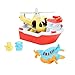 Green Toys طائرة عائمة صغيرة وحزمة قارب إنقاذ مجموعة ألعاب مائية عائمة للحمام والهواء الطلق - Image 2