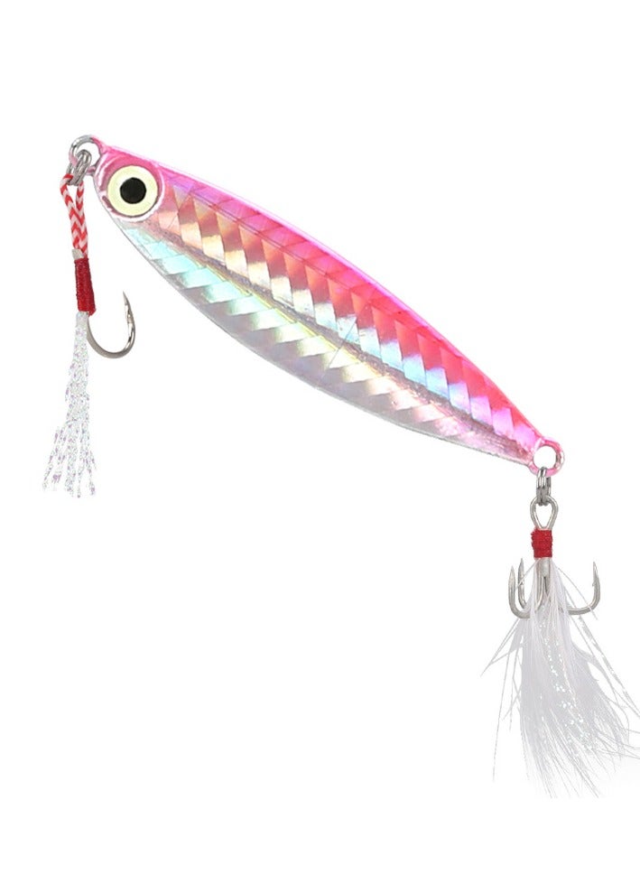 KUYING New 8-Piece Fish Fake Bait with Blood Tank Hook Feather Hook 20g  - Image 3