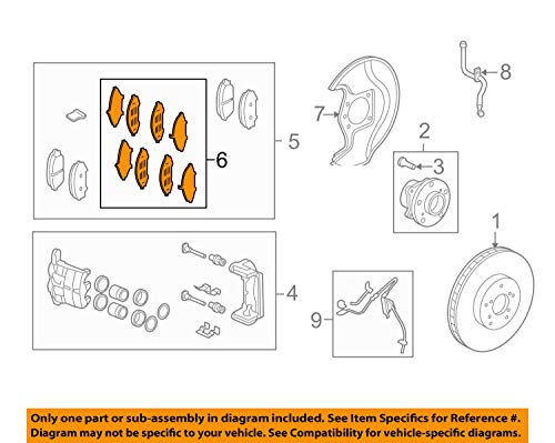 Honda Genuine Honda 06455STXA00 Front Shim Set - Image 1