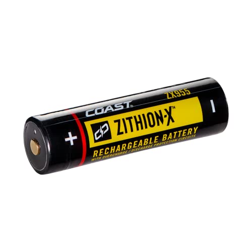Coast ZX955 ZITHION-X Li-Ion Rechargeable Battery for The EAL18, PM300, PM310, and XPH34R LED Lights, (Black) - Image 1