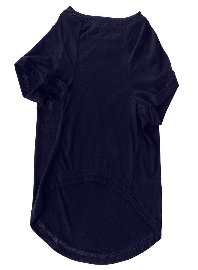 Wrangler T-Shirt for Dogs - Lightweight, Pull On Washable Dog Shirt - Rope EST Wrangler Logo Tee (Navy) XS Size - Image 2