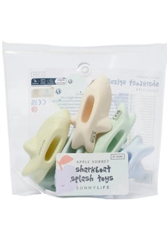 SUNNY LIFE Kids Set Of 6 Shark Boat Splash Toys | Bath Time Or Swimming Pool Play Toys  - Image 1
