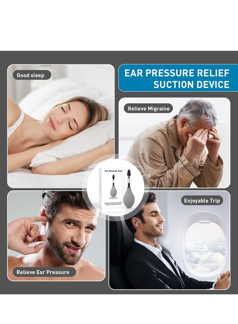 Generic Ear Pressure Relief Suction Device, Ear Pressure Tool Migraine and Headache Relief, Airplane Ear Pressure Relief Through Inner Ear Pressure Balance, Reduces Tension  - Image 3