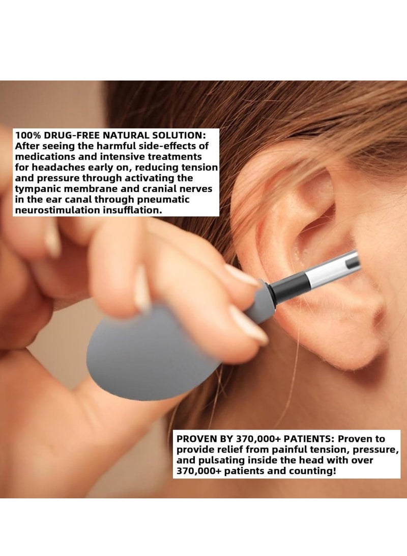 Generic Ear Pressure Relief Suction Device, Ear Pressure Tool Migraine and Headache Relief, Airplane Ear Pressure Relief Through Inner Ear Pressure Balance, Reduces Tension  - Image 5