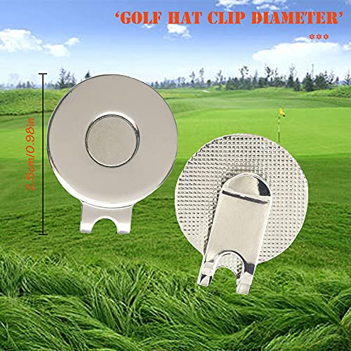 Mimeile Golf Hat Clips Magnetic Marker Holder 5 Pcs Colorful Golf Cap Clips Aiming Marker Professional Sports Court Aid Accessories Gift for Golfer Dad Women Men Elder - Image 5