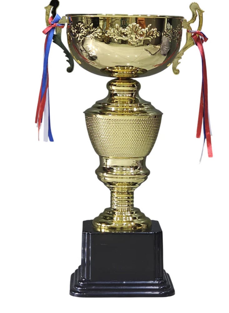 سبال كأس البطولة الذهبية الفاخرة - كأس الفائزين المتميزين للأحداث الرياضية والبطولات وجوائز المدارس والشركات - تصميم حصري بلمسة نهائية ذهبية أنيقة