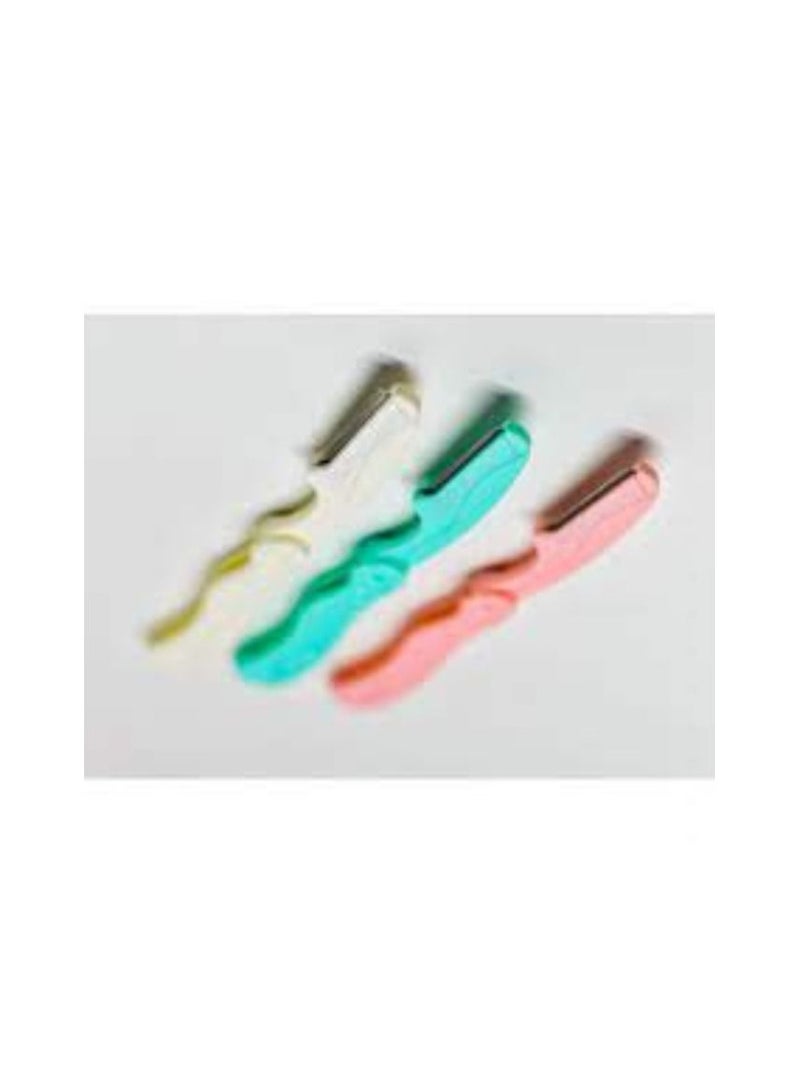 Generic Razor For Face Shaving - 3 Pcs Multicolour - Image 3
