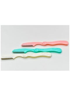 Generic Razor For Face Shaving - 3 Pcs Multicolour  - Image 2