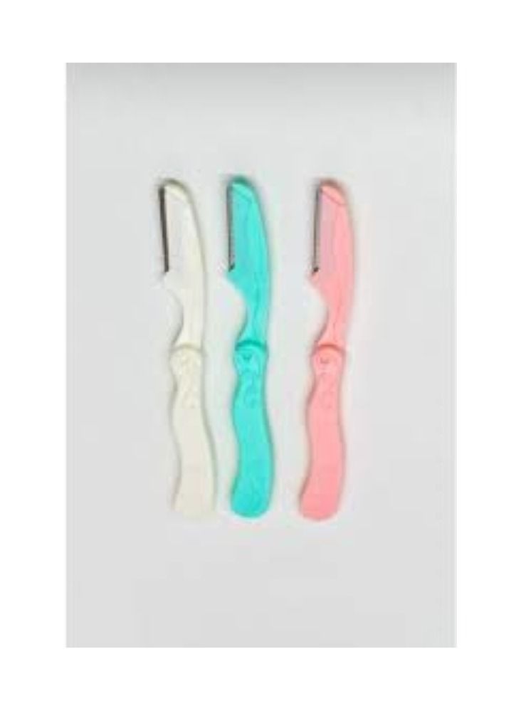 Generic Razor For Face Shaving - 3 Pcs Multicolour - Image 4