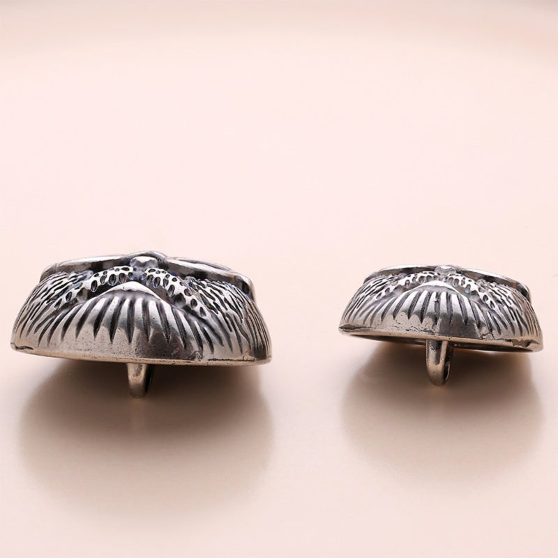 Metal Buttons 17.5mm & 22.5mm: Durable High-quality Metal - Vintage Elegant Design Garment Buttons for Hand-sewn Suits, Coats, Windbreakers - Image 2