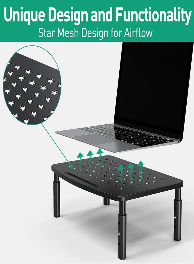 Zimilar 2 Pack Monitor Stands Risers, 3 Height Adjustable Monitor Riser - Image 4