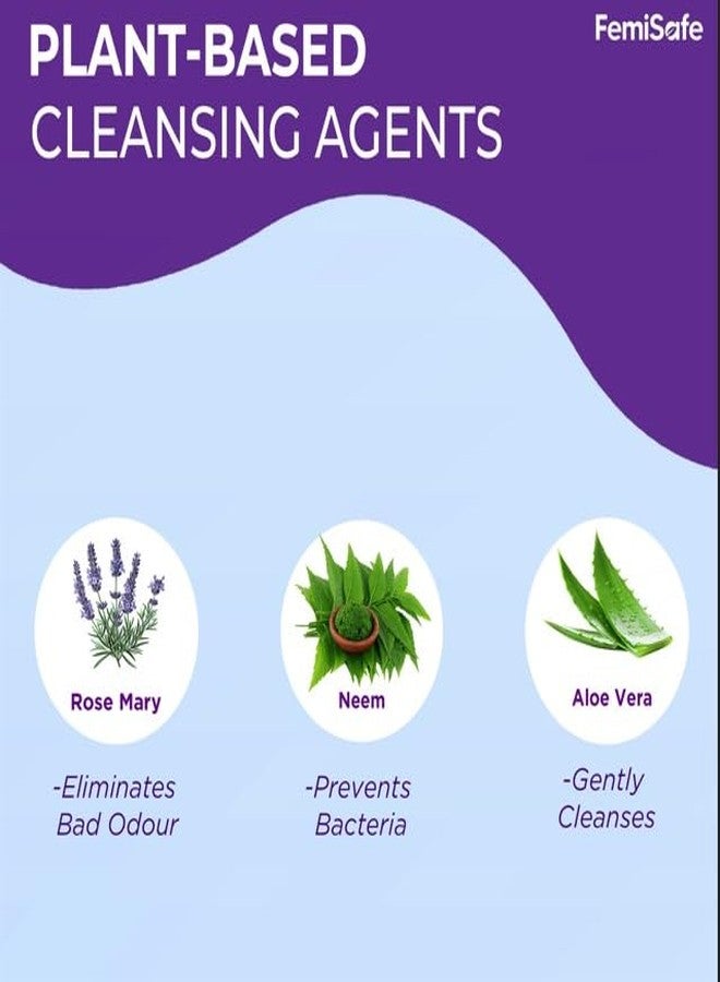 FemiSafe Menstrual Cup Wash 100ml |Natural & Herbal Formula for Cup Hygiene | pH-Balanced, Paraben-Free & Anti-Microbial | Eliminates Odour & Maintains Menstrual Cup Cleanliness - Image 2