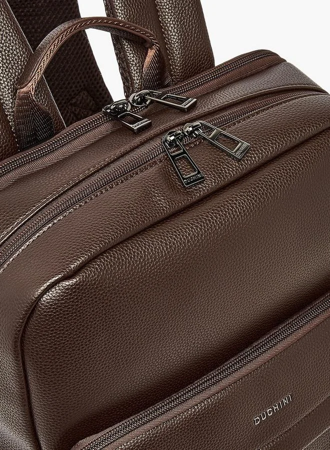 Duchini BROWN Men Textured Backpack for Men | Best Price UAE