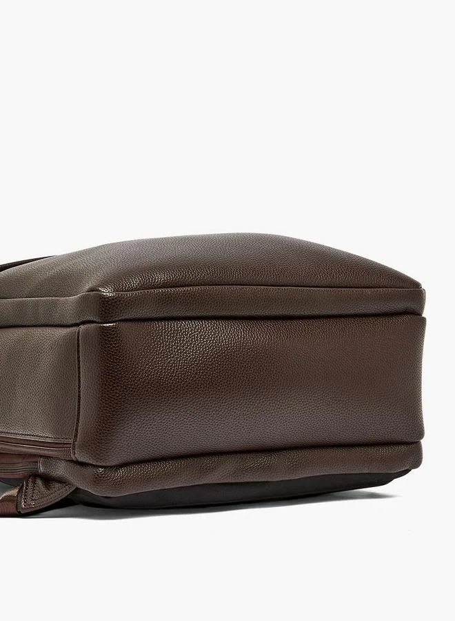 Duchini BROWN Men Textured Backpack for Men | Best Price UAE