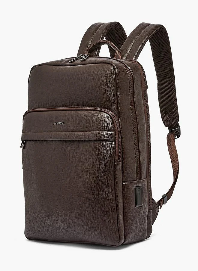 دوتشيني Men Textured Backpack