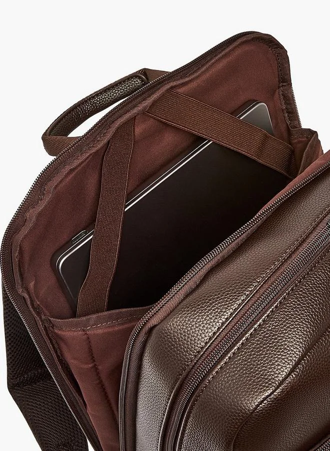 Duchini BROWN Men Textured Backpack for Men | Best Price UAE