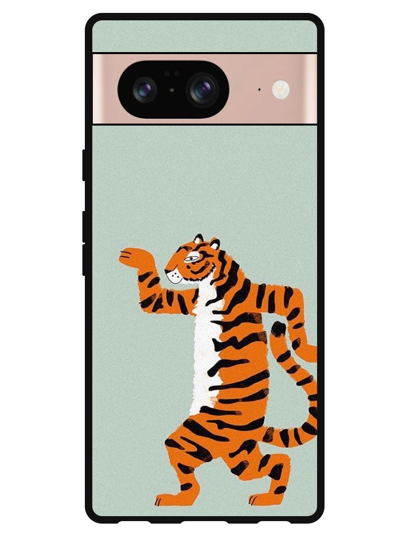 Theodor Protective Case Anti Scratch Shock Proof Bumper Cover For Google Pixel 8 Dancing tiget - Image 1