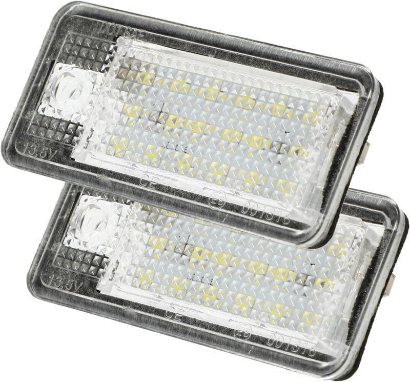 Ciieeo 2pcs Led License Plate Lights Automotive Easy Installation Vehicle Accessories for Visibility and Enhanced Identification - Image 1