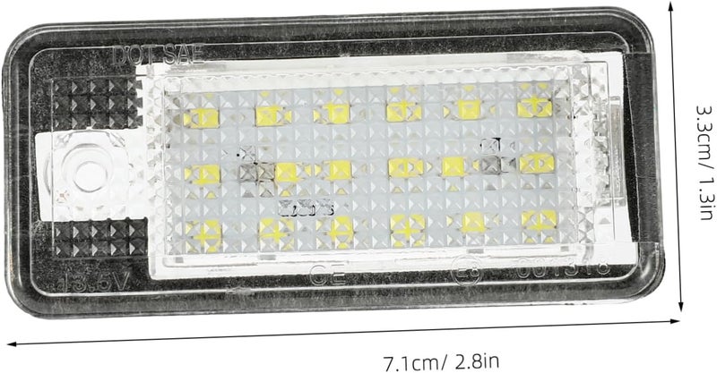 Ciieeo 2pcs Led License Plate Lights Automotive Easy Installation Vehicle Accessories for Visibility and Enhanced Identification - Image 2