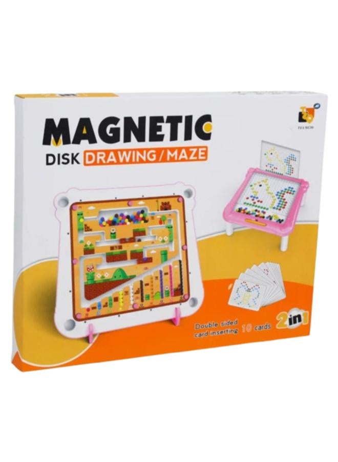 OKO 2-in-1 Magnetic Color & Number Maze – Montessori Learning Toy - Image 2