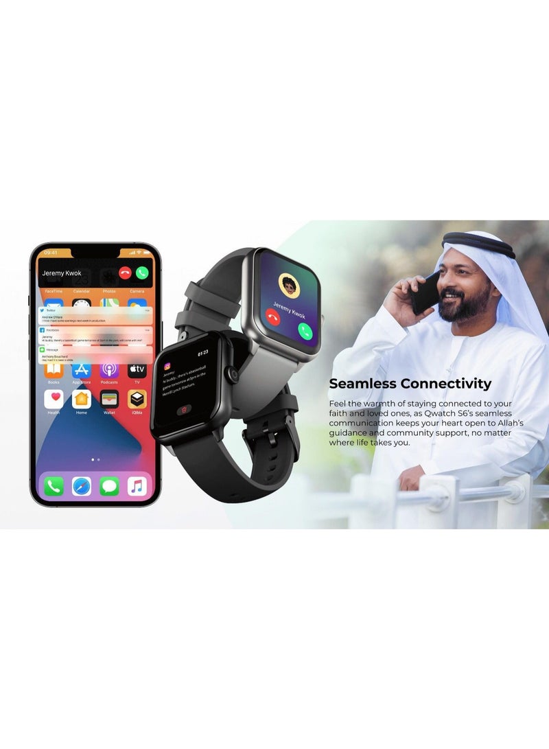Q Watch 6 Smart Islamic Watch with Prayer Time Display, 3 Quran Audio Recitations - Image 4