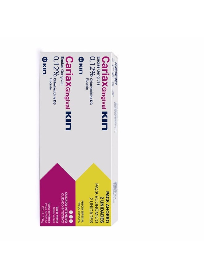 Kin Cariax Gingival Toothpaste Set 2x125ml - Image 2