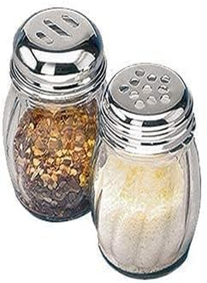 PAUL SONS Hospitality Spices Shaker Stainless Steel Top/Plastic Bottom Retro Style Dispensers with Lids/Salt & Pepper Shakers Set of 4Pcs - Image 2
