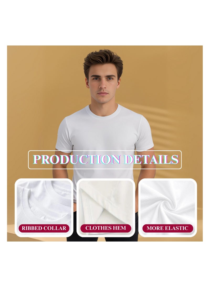 Nenoush Adult Men's Classic Round Neck Short Sleeve Combo T-Shirt-Comfortable And Soft Cotton Tshirt For Men-Ideal For Casual Outfits - Image 3