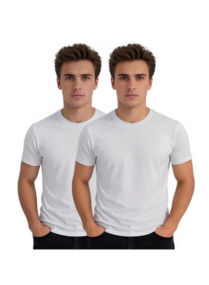 Nenoush Adult Men's Classic Round Neck Short Sleeve Combo T-Shirt-Comfortable And Soft Cotton Tshirt For Men-Ideal For Casual Outfits - Image 1
