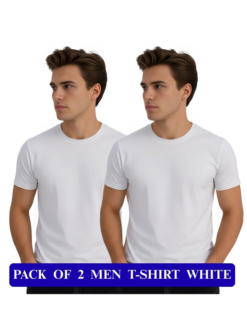 Nenoush Adult Men's Classic Round Neck Short Sleeve Combo T-Shirt-Comfortable And Soft Cotton Tshirt For Men-Ideal For Casual Outfits - Image 2
