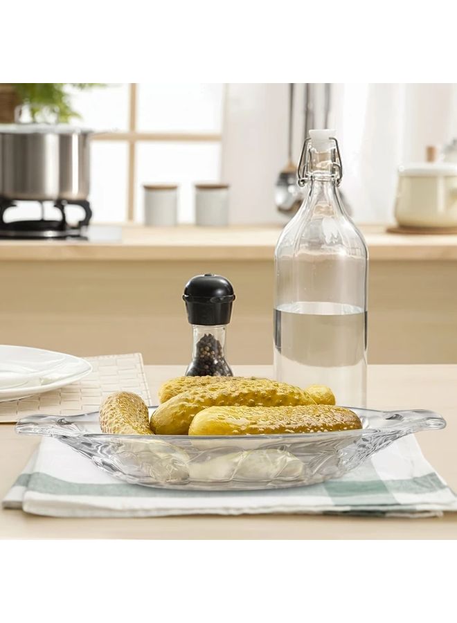 1pc Banana Boat Power Separating Bowl Clear Sundae Dish For Ice Cream - Image 4