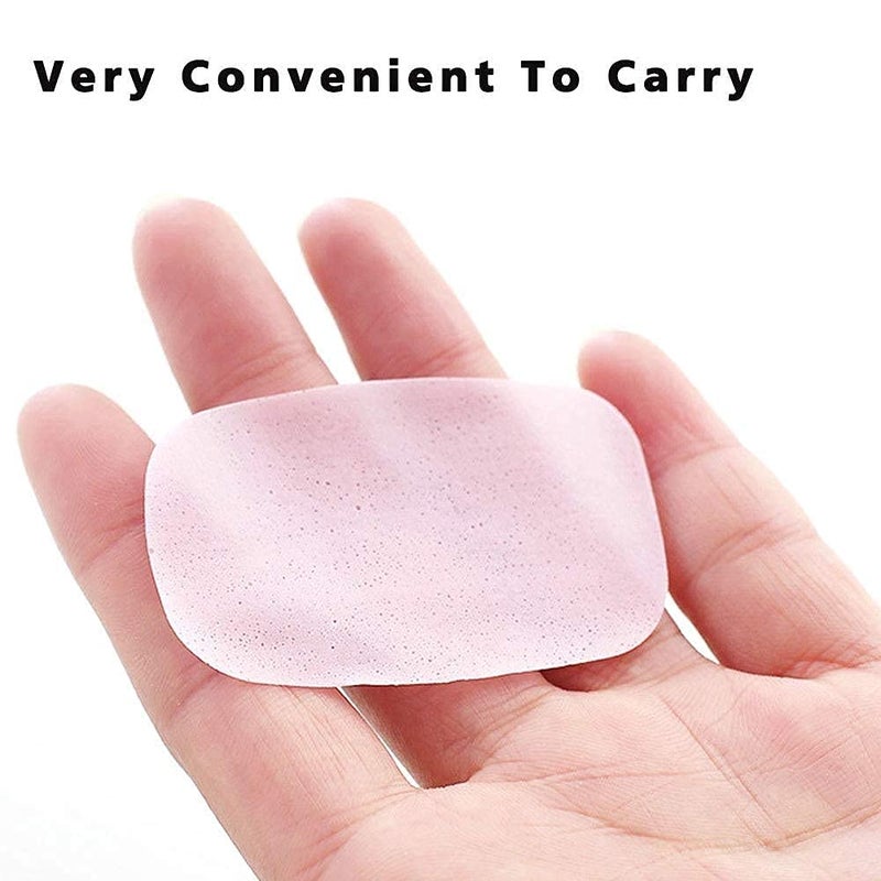MALL SKY MALL 1 Packet Each Packet Soap Paper Washing Hand Bath Clean Scented Slice Outdoor Travel Sheets Disposable Box Soap Portable Mini Paper Soap 1 15 - Image 4