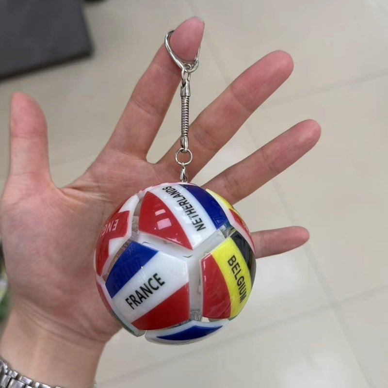 2026 World Cup Football Toy Stress Relief Keychain with LED Light - Image 5