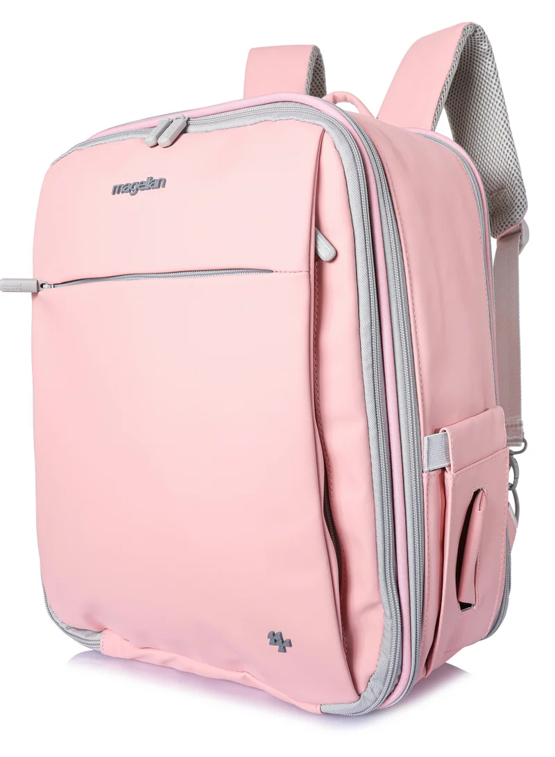 MAGELLAN Mommy One Step Collection Outdoor Portable Baby Bed Backpack 15 Inch From Magellan 239MA500-Pink