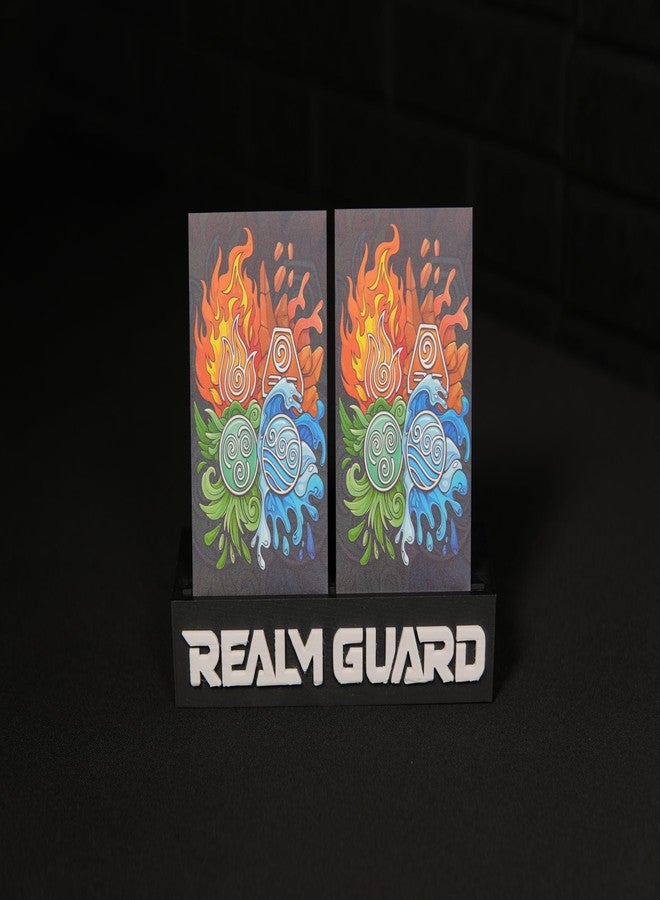 Realm Guard 100ct Textured TCG/MTG Card Art Sleeves (4 Elements) - Image 3