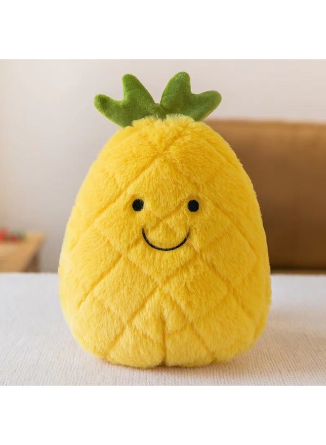لعبة قطيفة لطيفة على شكل دمية فواكه وسادة مخلب آلة دمية الزفاف رمي القماش دمية كشك لعبة هدية-المواصفات: الأناناس-اللون: 8 بوصة 20-25 سم - Image 5