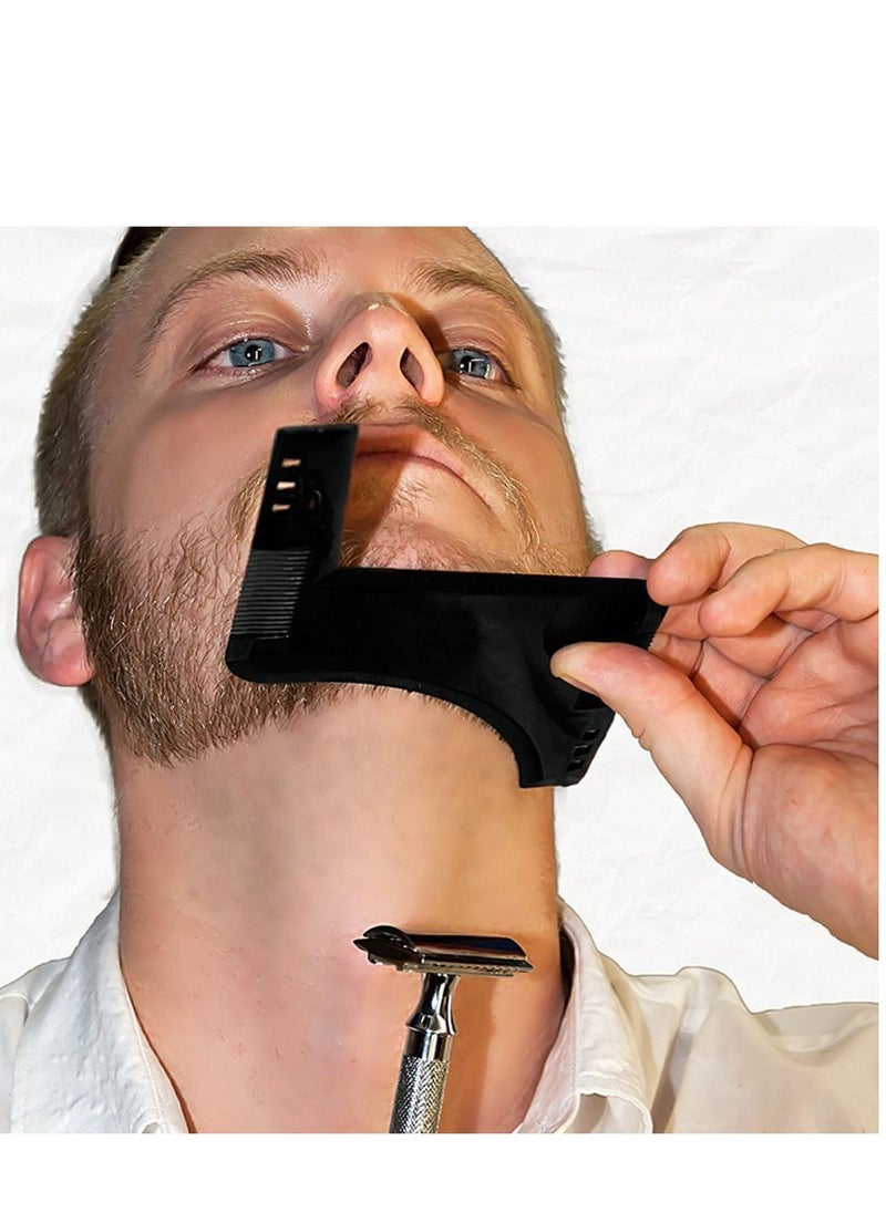 Al Aoyama - Beard Shaper & Beard Shaping Tool for Men, Beard Lineup Guide Template, Perfect for Styling and Edging - Image 1
