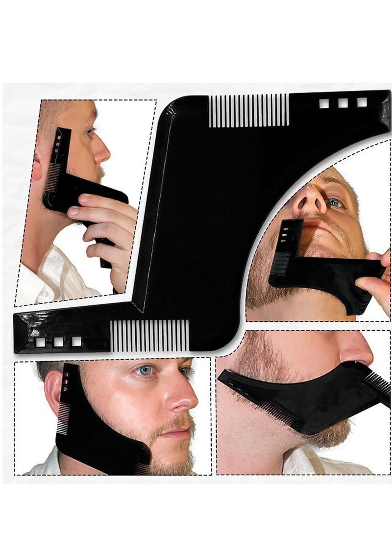 Al Aoyama - Beard Shaper & Beard Shaping Tool for Men, Beard Lineup Guide Template, Perfect for Styling and Edging - Image 1