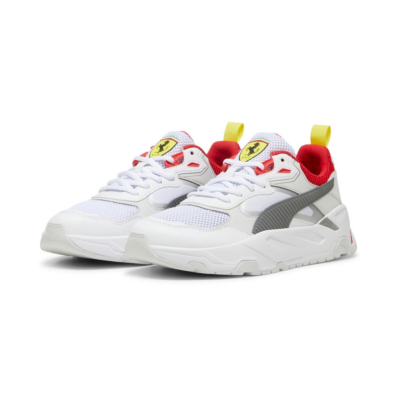 PUMA Scuderia Ferrari Trinity Mens White Sneakers - Image 4
